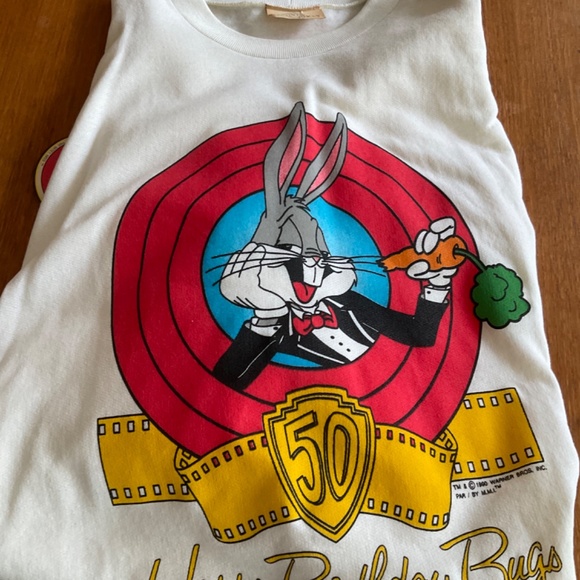 NWT Vintage sweatshirt, Bugs Bunny 50th Anniversary 🥕 🎂 🎉 - Picture 4 of 12